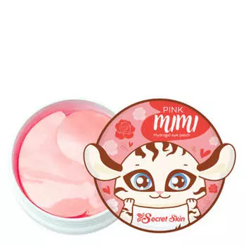 Патчи для глаз гидрогелевые с экстрактом дамасской розы Secret Skin Pink Mimi Hydrogel Eye Patch