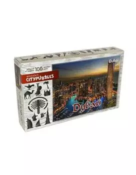 Пазл деревянный Нескучные игры Citypuzzles "Дубай" 8223