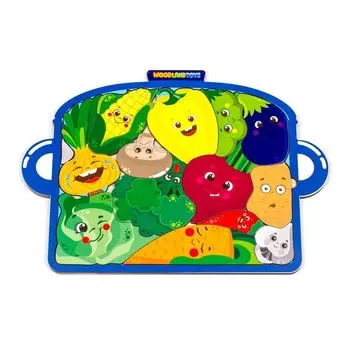 Пазл WOODLANDTOYS 137105 Кастрюля с овощами