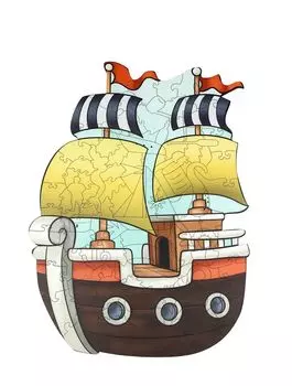 Пазл WOODLANDTOYS 147101 Кораблик
