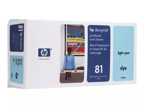 Печатающая головка HP 81 голубая (1000 стр)