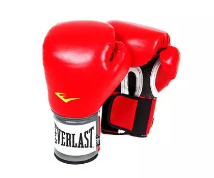 Перчатки боксёрские EVERLAST Pro Style Anti-MB PU, 2110U, Красный, 10 унций