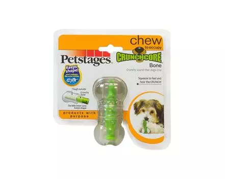Petstages игрушка для собак Хрустящая косточка резиновая 8 см очень маленькая