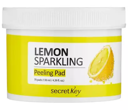 Пилинг-диски для лица с экстрактом лимона Lemon Sparkling Peeling Pad