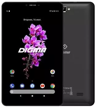 Планшет Digma CITI Octa 80 черный состояние хорошее