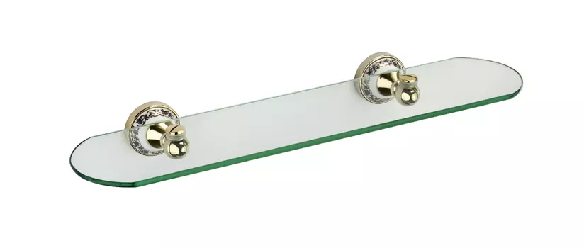 Полка FIXSEN Bogema Gold стеклянная (FX-78503G)