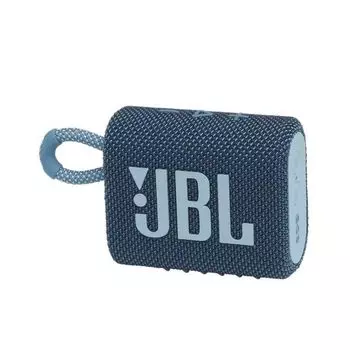 Портативная акустика JBL GO 3 синяя (JBLGO3BLU)