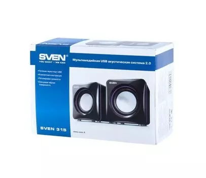 Портативная акустика Sven 315 USB Black