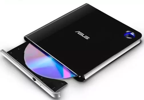 Привод Blu-Ray-RW Asus SBW-06D5H-U черный/серебристый