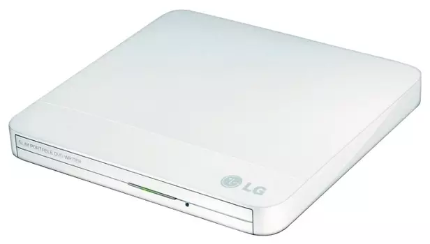 Привод DVD-RW LG GP50NW41 белый USB slim