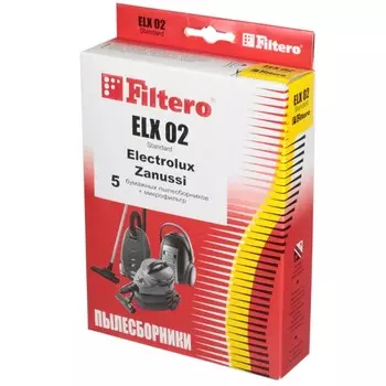 Пылесборники Filtero ELX 02 Standard двухслойные (5пылесбор.+фильтр)