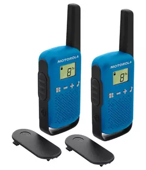 Рация Motorola Talkabout T42 Twin Pack (синий) Комплект из двух радиостанций MT198