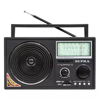 Радиоприемник Supra ST-25U черный