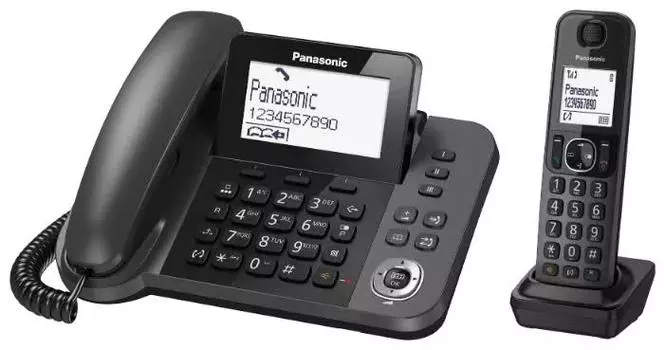 Радиотелефон Panasonic KX-TGF310RUM серый металлик