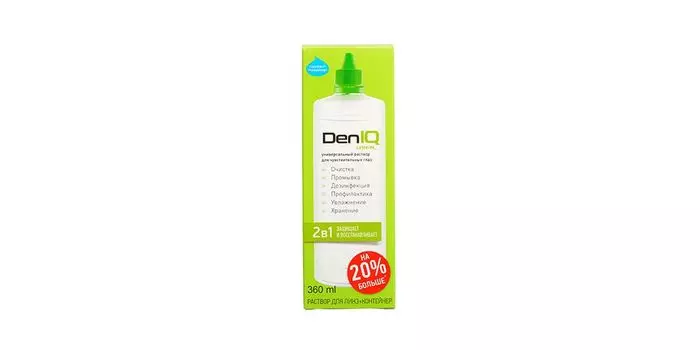 Раствор для линз DenIQ UNIHYAL (360ml)