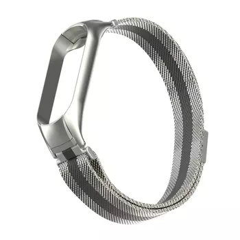 Ремешок Bruno для Xiaomi Mi Band 5 Milano Silver-Black 5030