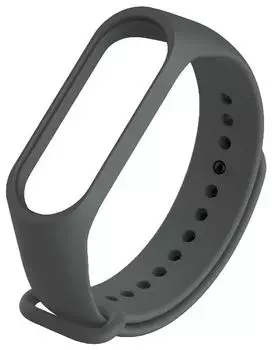Ремешок Xiaomi Mi Band 3 / 4 Silicone Gray