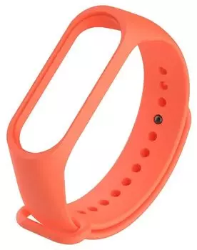 Ремешок Xiaomi Mi Band 3 / 4 Silicone Orange