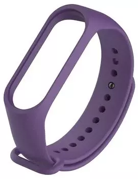 Ремешок Xiaomi Mi Band 3 / 4 Silicone Purple