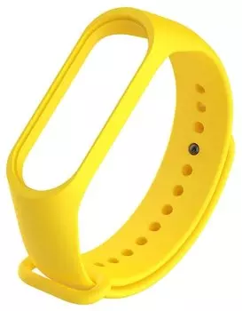 Ремешок Xiaomi Mi Band 3 / 4 Silicone Yellow