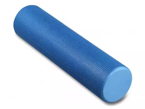 Ролик массажный для йоги INDIGO Foam roll IN022 15*60 см Синий