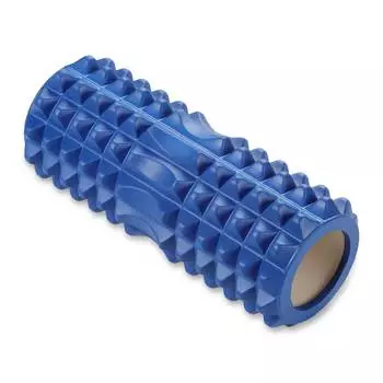Ролик массажный для йоги INDIGO PVC IN267 33*14 см Синий