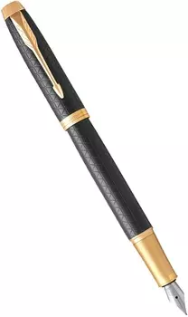 Ручка перьевая IM Premium F323 (1931646) Black GT F перо сталь нержавеющая подар.кор.