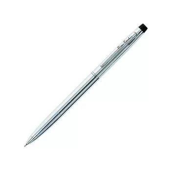 Ручка подарочная шариковая PIERRE CARDIN (Пьер Карден) Gamme, корпус серебристый, латунь, хром, синяя, PC0804BP