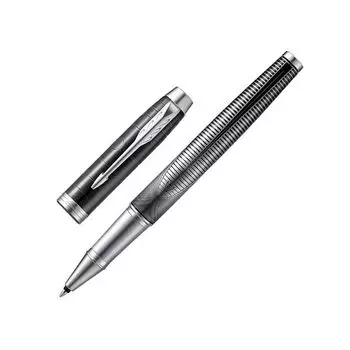 Ручка роллер Parker IM Premium SE T325 (2074145) Metallic Pursuit F черные чернила подар.кор.