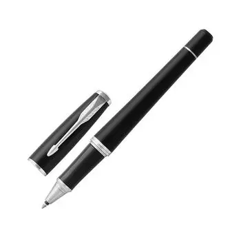 Ручка-роллер PARKER Urban Core Muted Black CT, корпус черный матовый лак, хромированные детали, черная, 1931583