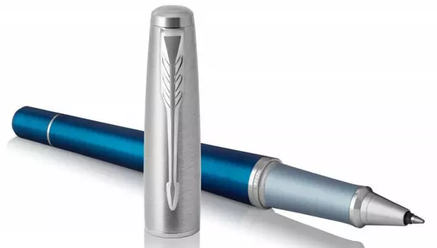 Ручка роллер Parker Urban Premium T310 (1931566) Dark Blue CT F черные чернила подар.кор.