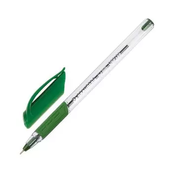 Ручка шариковая масляная BRAUBERG Extra Glide GT, ЗЕЛЕНАЯ, трехгранная, узел 0,7 мм, линия письма 0,35 мм, OBP139, (36 шт.)