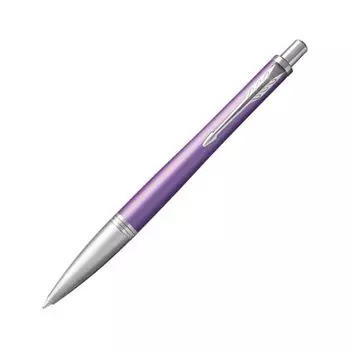 Ручка шариковая PARKER Urban Premium Violet CT, корпус фиолетовый, хромированные детали, синяя, 1931623