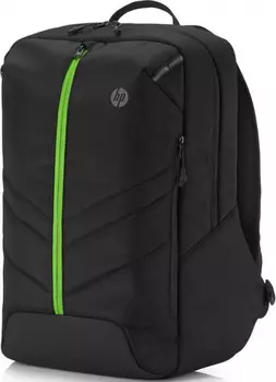 Рюкзак HP Pavilion Gaming 500 для ноутбука 17.3" черный/зеленый полиэстер (6EU58AA)