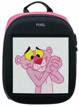 Рюкзак Pixel One для ноутбука чёрно-розовый