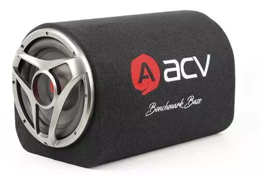 Сабвуфер ACV BTA-10R (активный/корпусной/труба/1500Вт/25см/SPL-106Дб/BassBoost)
