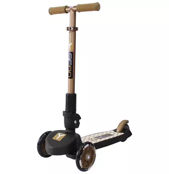 Самокат детский Y-Scoo Trio Maxi 120 Gold