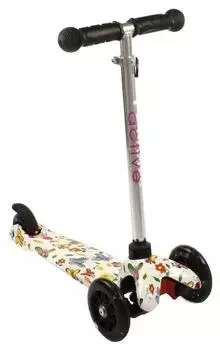 Самокат трехколесный Triumf Active Mini Up Flash Print SKL-06AHP butterfly