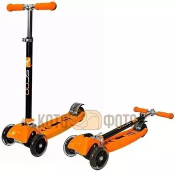 Самокат Y-SCOO MAXI CITY RT Simple Gagarin (трансформер orange)