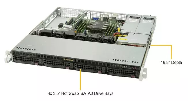 Серверная платформа Supermicro SYS-5019P-MR