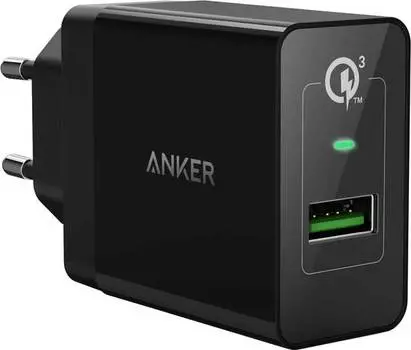 Сетевое зарядное устройство ANKER PPort+ 1 A2013 18W=1P б/к BK