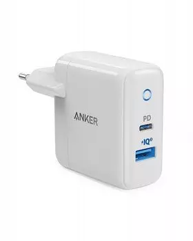 Сетевое зарядное устройство ANKER PPort PD+2 A2636 20Wc+15W б/к WT