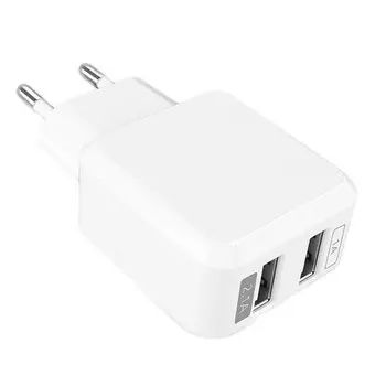 Сетевое зарядное устройство Partner USB 2.1A, 2USB