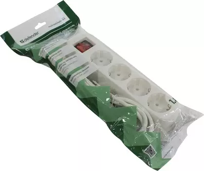 Сетевой фильтр Defender S418 1.8м, 4 розетки (99237)