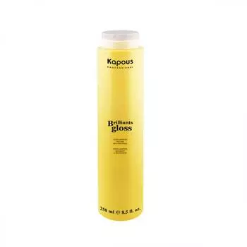 Шампунь для волос Kapous Brilliants gloss, 250 мл, блеск