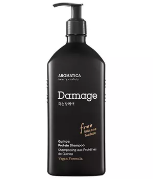 Шампунь для ворежденных волос с киноа Aromatica Quinoa Protein Shampoo, 400 мл