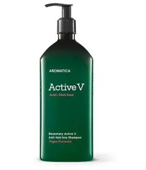 Шампунь против выпадения волос с розмарином Aromatica Rosemary Active V Anti-Hair Loss Shampoo, 400 мл