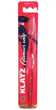 Щетка зубная для девушек Klatz Glamour Only, средняя
