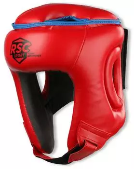Шлем боксерский RSC PU, BF BX 208, Красный, L