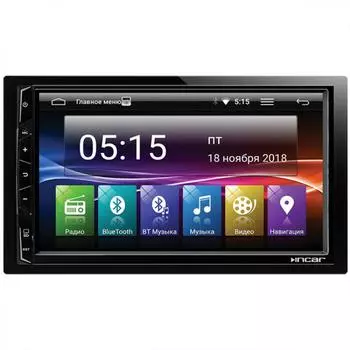 Автомагнитола Intro AHR-7080, универсальная, 2 DIN (Android 7.0)